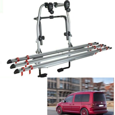 FAHRRADTRÄGER HINTEN 3 SCHIENEN VOLKSWAGEN CADDY BJ 2019 3 FAHRRÄDER HERREN DAMEN MB