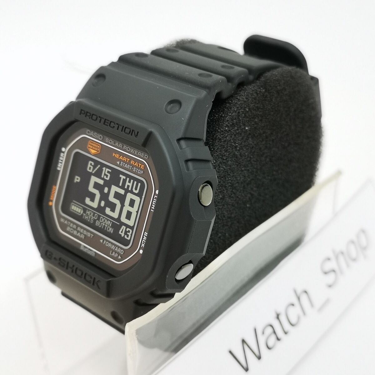 CASIO G-SHOCK DW-H5600-1JR Black G-SQUAD Sport Digital Men's Watch New in  Box