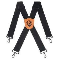 2 Inch Men's Suspenders - Heavy Duty Work Suspenders with Swivel Hooks