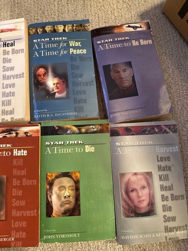 Lote de un tiempo para... Libros de bolsillo de Star Trek - Libros en total 8 - Imagen 3 de 3