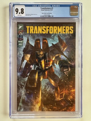 Transformers # 1 - CGC 9.8 - Alan Quah - Black Saber Edition - LTD 1000 - Image