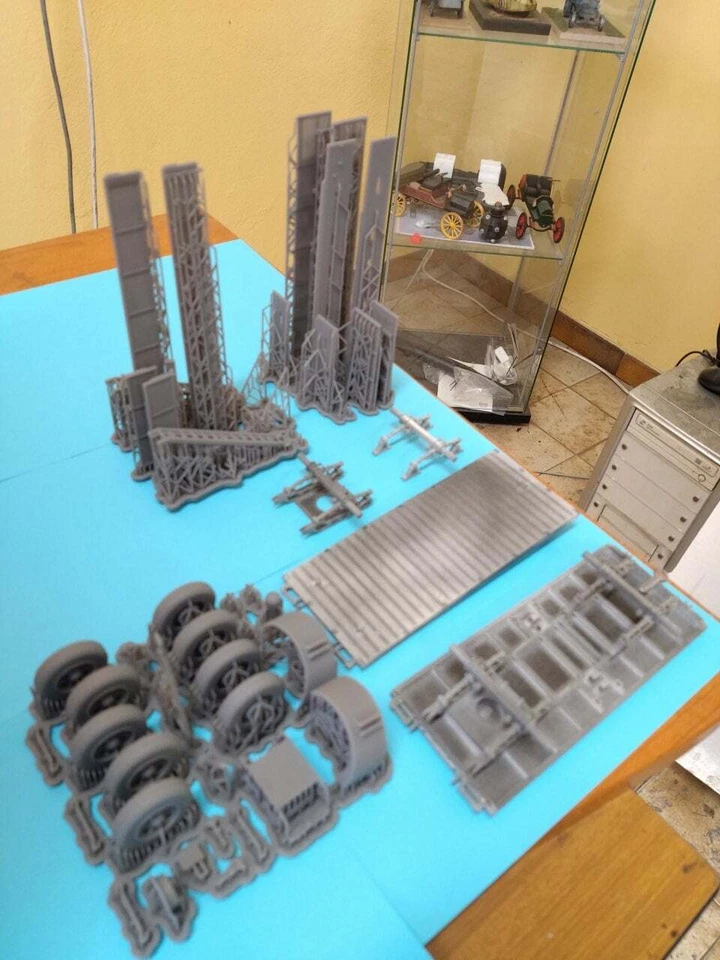 RIMORCHIO VIBERTI  Scala 1/35 N° rif. 35034  kit resina  - Immagine 2 di 3