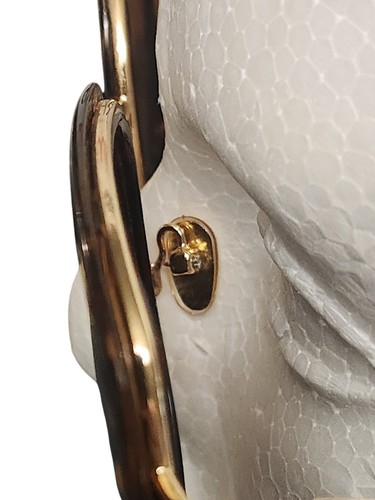 Handgefertigte Tigerauge Sonnenbrille Olieye Oversized Square Goldrand Unisex - Bild 7 von 10