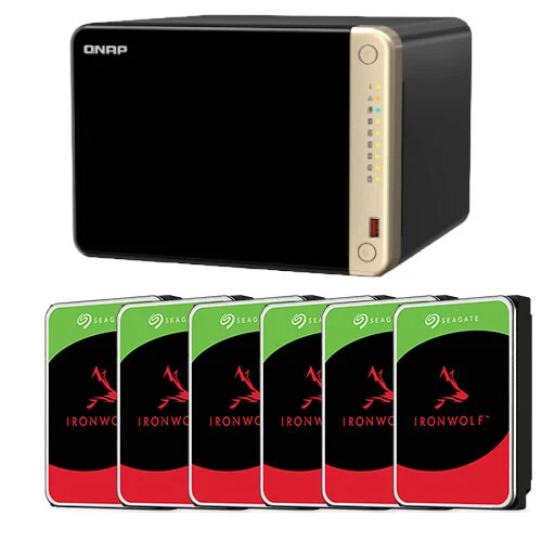 QNAP TS-664-8G: 6-Bay NAS with 24TB-96TB, M.2 Slots & 2.5GbE (Desktop Model) - Image 4 of 4