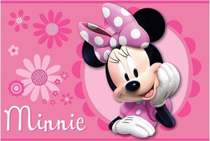 Minnie Maus Disney Original Deko Teppich Super Soft 54 X80 Ebay
