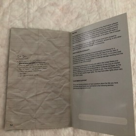 Guitar Hero  Manual Only. Play Station 2. Pre-owned.