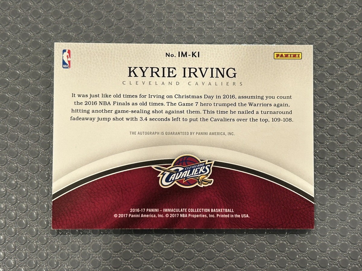 Kyrie Irving Patch 1/1 アービング immaculate Kyrie Irving Patch