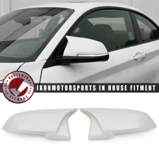 Fits BMW F22 F30 F32 F36 F87 M Style Mirror Cap Cover Painted #300 Alpine White