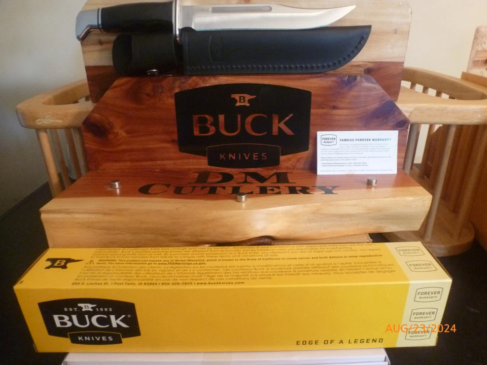 Buck 120 General 120BKS Brand New Fixed Blade Knife, Leather Sheath USA - Image 2 of 4