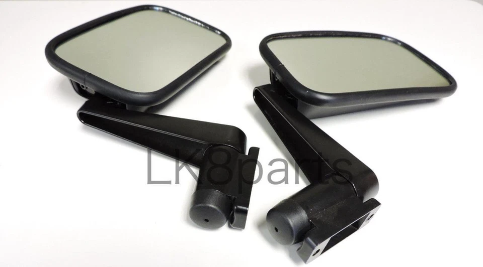 Juego de 2 espejos retrovisores y brazos Land Rover Defender 90 110 MTC5217 nuevos Foto 3 de 4