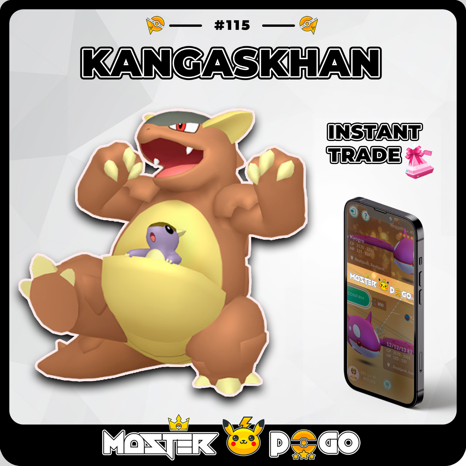 What would you trade for my 100% kangaskhan? : r/pokemongo