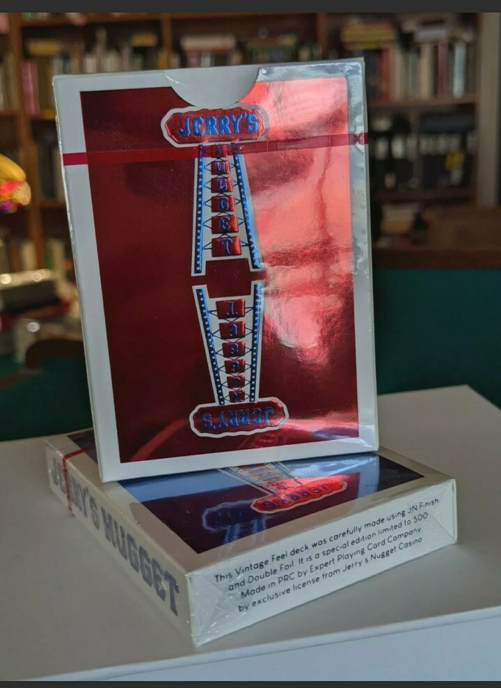 JERRY'S NUGGET DOUBLE FOIL DECKS PLAYING CARDS SET Limited