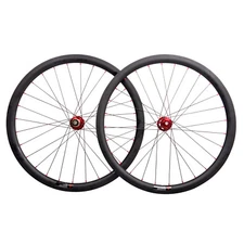 38mm Carbon Wheels Disc Brake Clincher Tubeless Road Bike Novatec 700C D Matt