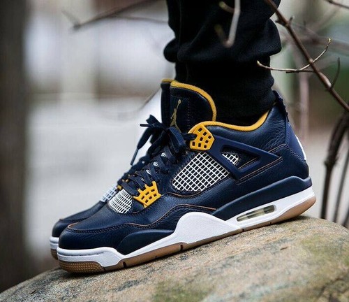 Air Jordan 4 Retro “Dunk From Above” Midnight Navy - Men’s Size 9.5 - Picture 15 of 24