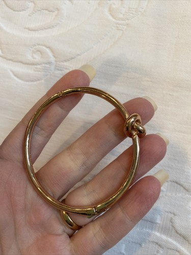 Euc Kate Spade New York Rose Gold Tone Love Knot Bracelet 6 5 Inches Ebay