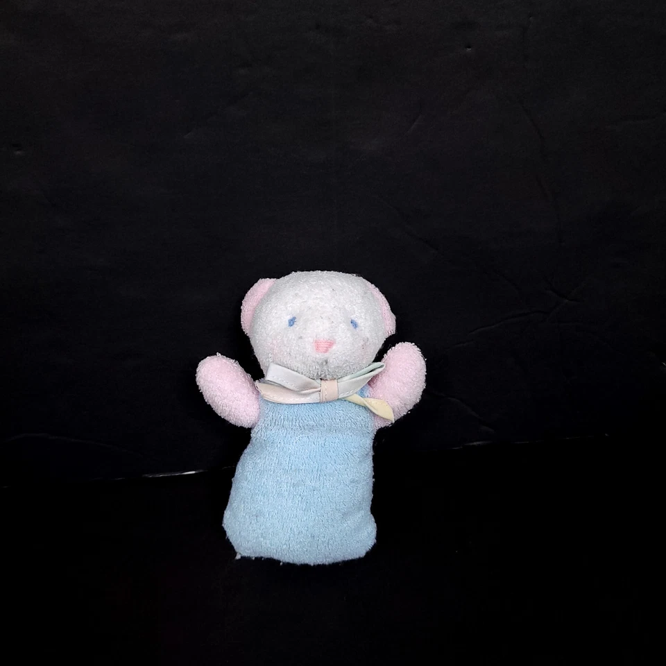 De Colección Eden Bebés Primeros Juguetes Cordero Pato Oso Sonajeros Cesta Pastel Terry Paño 4 Piezas Foto 4 de 4