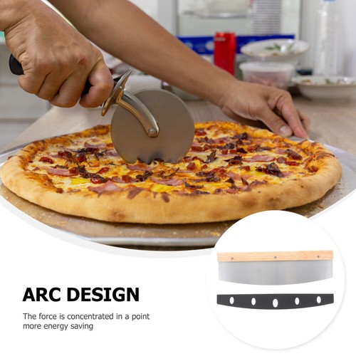 Edelstahl Pastry Cutter Pizza Schneiden Werkzeug Teig Schaber - Bild 2 von 12
