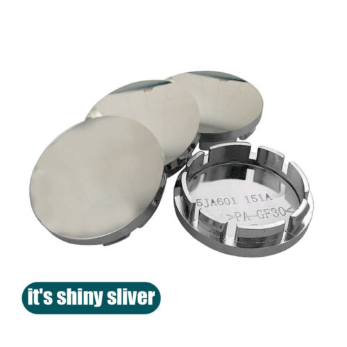 4Pcs 56mm Vehicle Car Parts Wheel Center Caps Tyre Rim Hub ABS Chrome Caps Cover - Picture 2 of 12
