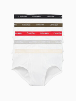 Calvin Klein NB1425-900 Cotton Classics 5 Pack Brief 2XL