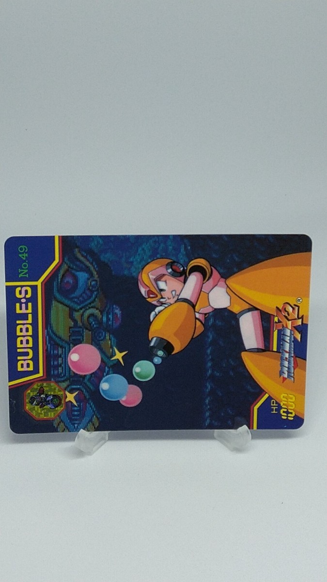 Mega Man X2 Rockman X2 Bubble Splash Bandai Carddass No.49