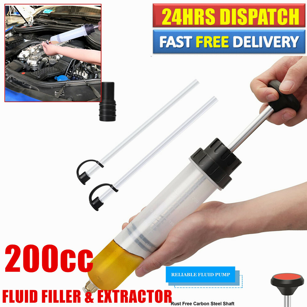 Hand Oil Change Syringe Brake Fluid Extractor Pump Automotive Oil