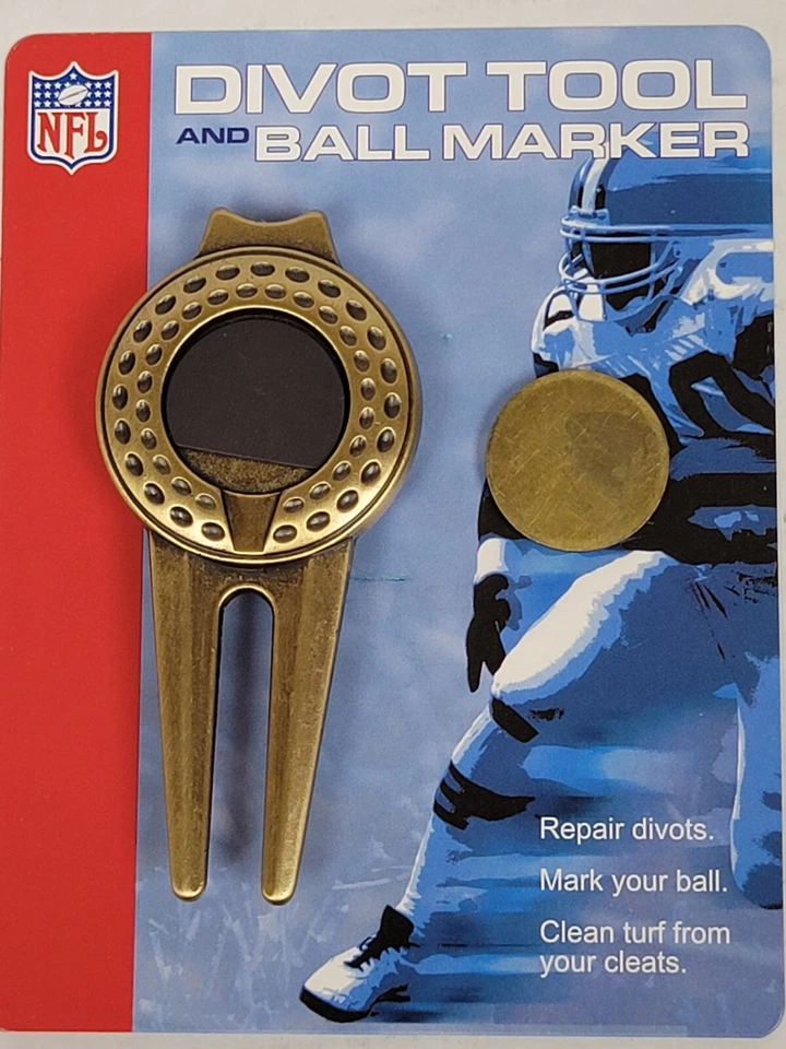 NFL Carolina Panthers — инструмент для разделения мячей и маркер для гольфа, НОВЫЙ - Изображение 3 из 3