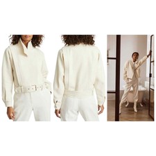 Reiss Clara Short Biker Jacket (us/10)