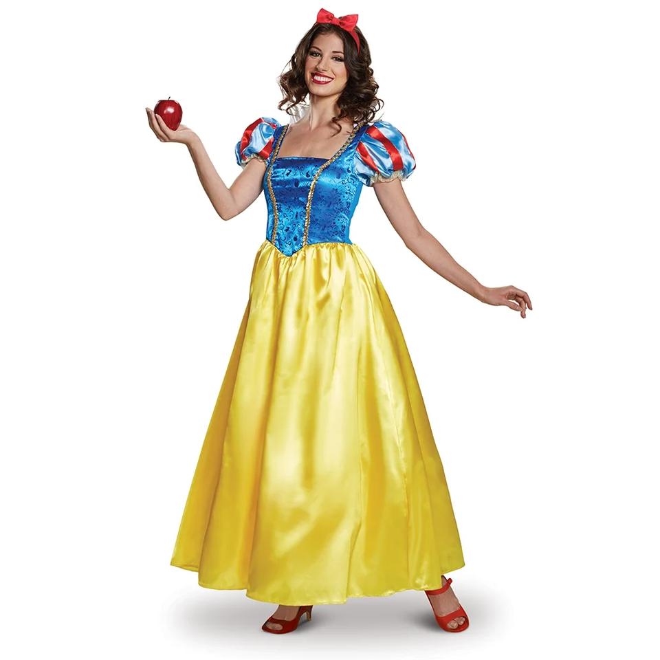 Princess Snow White Halloween Costume for Adults, Womens plus Size 1X