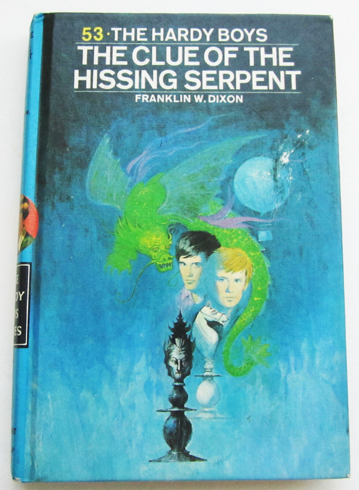 Hardy Boys Clue of the Hissing Serpent Hardcover 1974 Printing Book #53 CLEAN!