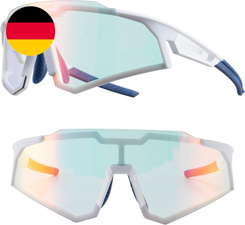 ROCKBROS Fahrradbrille Sportbrille Photochrome Sonnenbrille Schutzbrille