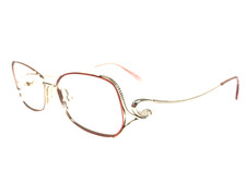Sophia Loren Eyeglass Frames Beau Rivage 40 Zyloware 077 Red Gold 54-15-135
