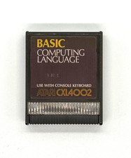 Atari 800 Home Computer BASIC Computing LanguageCartridge CXL4002 1982