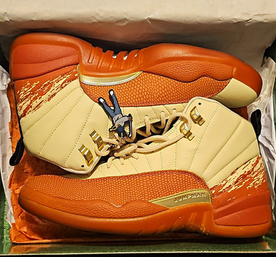 Jordan Air Jordan 12 Retro SP Eastside Golf Out the Mud Beige/Orange DV1758-108