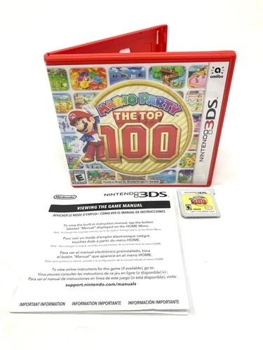 Mario Party The Top 100 for Nintendo 3DS (Complete, Tested, Working)