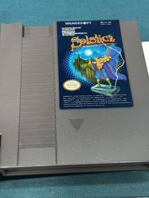 Solstizio: La Ricerca dello Staff di Demnos CIB NES manuale e poster