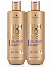 Schwarzkopf Professional BlondMe Cool Blondes Neutralizing Shampoo 10 Oz/2 Pack