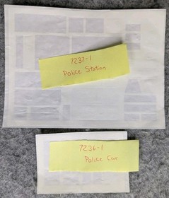 LEGO City Partial Sticker Sheets Lot (16) Police Fire Coast Guard + 2012 Promo