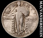 1927-S Silver Standing Liberty Quarter - Scarce  Semi-key  Better Date  #J8362