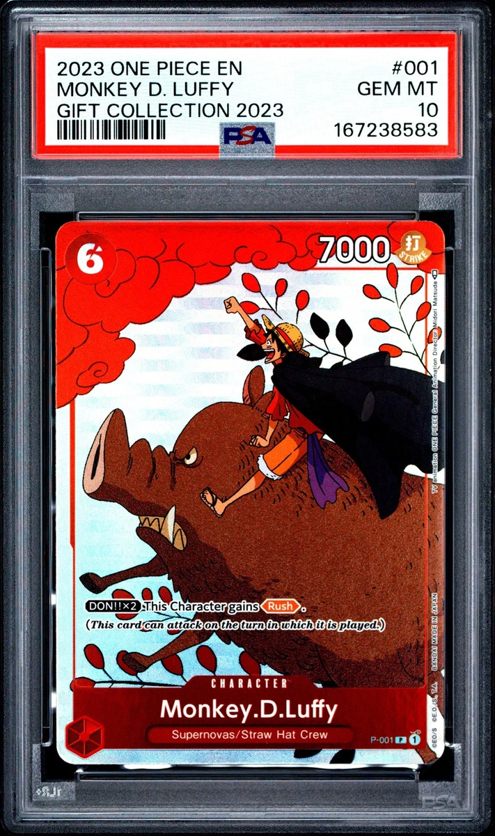 【PSA9】ルフィ P-001 英語 GIFT COLLECTION 花札 Monkey.D.Luffy (Gift Collection 2023) P-001 One Piece Promotion