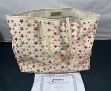 JIMMY CHOO Sophia S Star Studded Leather Tote...