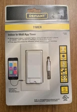 Defiant Indoor In-Wall App Timer 1001470469 Programmable 3-Way 15A/120V NEW