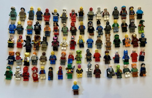 Lot of 80+ Lego Mini Figure Lot w/ Tons of Extra Pieces - Picture 2 of 12