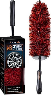 Suds Lab WB Premium Detailing Wheel Brush for All Vehicle Types   17.7'' Ultra...