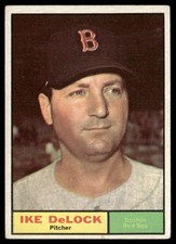 Ike DeLock #268 1961 Topps Baseball (5F)