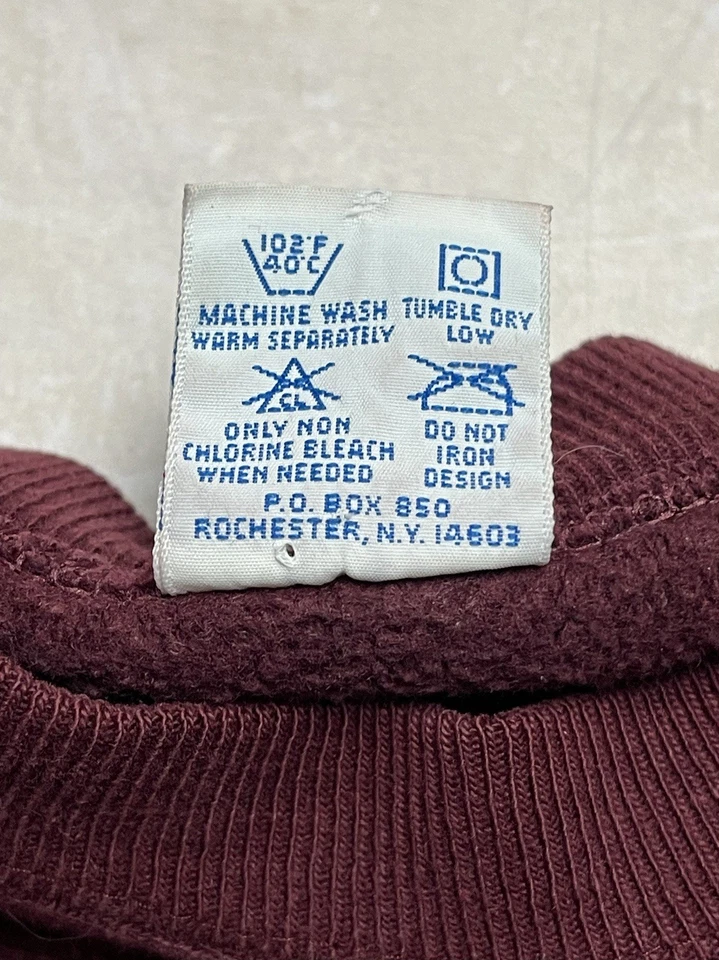 Sudadera Vintage Años 80 Campeón Tejido Inverso Universidad de Harvard Hecha en EE. UU. Foto 4 de 4