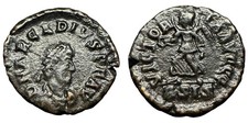 Ancient Rome, Arcadius Æ 14mm. Siscia, AD 384-387.  RIC IX 39c.2