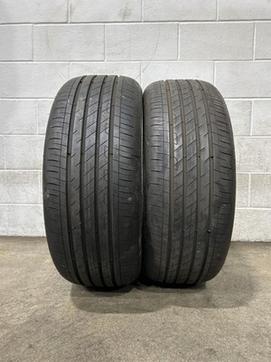 2x P255/50R21 Goodyear Efficient Grip Performance 2 9/32 109 Y Used Tires 