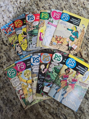 PS Preventive Maintenance Monthly Magazine 1975 Lot of 12 (Jan-Dec)
