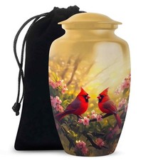 Cardinal Urns 6Inch for Human Adult Ashes Medium Urn Decorative for Burial