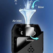 Voice Enabled Alcohol Tester with LED Digital Display for Breathing Tests